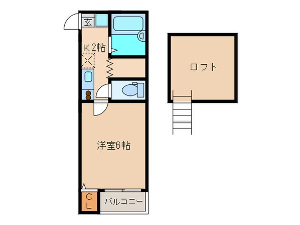 ピュア姪浜北の物件間取画像